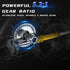 Spinning Fishing Reel, 13+1BB Saltwater, Ultra Smooth Powerful Reels