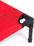 Internet's Best Elevated Dog Bed - Medium - Red - 30 x 24.5 - Cool Breathable Mesh - Indoor/Outdoor Use