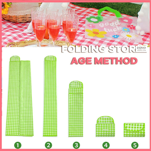 Couleurs Waterproof Picnic Mat, Portable Camping Mat, Beach Mat, Foldable Waterproof Sand Mat with Straps for Outdoor
