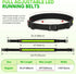 Illumifun LED Running Belt - USB Rechargeable Light Up Sash for Running, Cycling, Hiking, Nighttime Activities