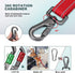 IOKHEIRA 3-in-1 Dog Seat Belt, Adjustable Safety Car Harness, Durable Nylon Reflective Bungee Tether with Clip Hook