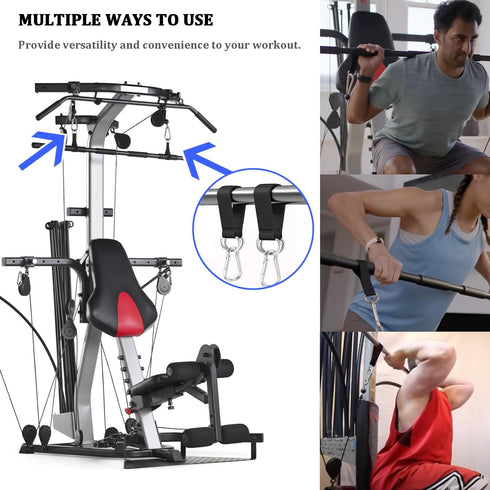 Fitness Pulley Cable Attachments, Tricep Extension Strap for Home Gym Fitness, Greater Range of Motion