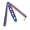 TOPCOM Butterfly Trainer, Stainless Steel Unsharp-Blade Practice Training Tool