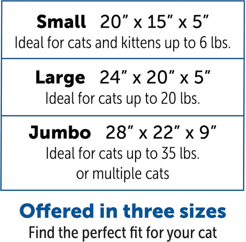 KittyGoHere Senior Cat Litter Box - 1 Pack Large Storybook Lavender Low Entrance, Perfect for Senior Cats