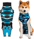 Suitical Recovery Suit for Dogs - Soft Fabric for Male or Female Spay and Neutering - 2XL, Blue Camouflage