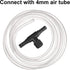 30 Pieces Aquarium Valve Set - 2-Way Fish Tank Air Control Valve T Shape Connector for 4 mm Air Tube
