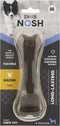 ZEUS Nosh Flexible Dog Chew Bones - Long Lasting Bacon Flavor Dog Chew Toys for Puppies Teething, Medium