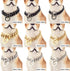 "Dog Chain Collar 18K Gold High Polished Stainless Steel Cuban Link Heavy Duty Chew Proof Leash for Small Dogs (12mm,