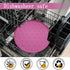 Silicone Pet Food Mat - Raised Edge Rubber Mat for Dog Bowls, Prevents Stains on Floors, Suitable for Small Pets, 10.6''