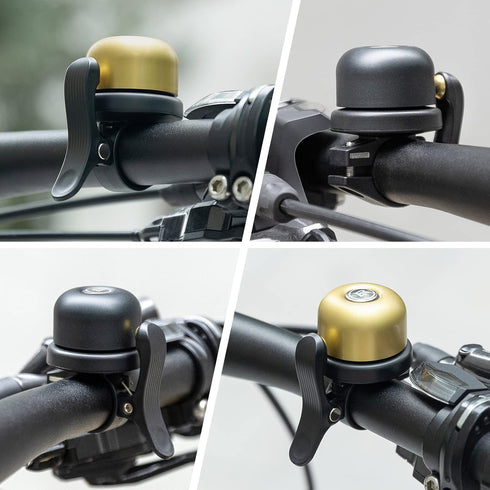 0.87''/22.2, 1''/25.4, 1.25''/31.8mm ROCKBROS Bike Bell for Apple AirTag Hidden Bike Mount Bike AirTag Holder GPS
