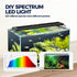 Programmable (WCL20-24B) OYO WATER Smart LED Aquarium Light with App Control, Full Spectrum RGB, Bluetooth Enabled