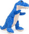 Dinosaur Dog Toy, Blue Plush Squeaky Chew Toy for Small, Large, and Big Dogs, Birthday Dog Toys