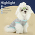 Chic Ion Polyester Dog Vest: Fashionable Moisture-Wicking Dog Apparel for Small, Medium, Large Breeds, Grey L