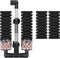 AQUANEAT Aquarium Air Powered Sponge Filter with Ceramic Media Balls, for Betta