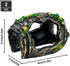 2 PCS Broken Barrel Aquarium Decorations, Caves Hide Hut Fish Tank Ornaments, Shipwreck Theme Landscaping Hideouts Accessories