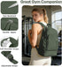 Backpack Backpacks pack Gym for Women Men, Dance With Shoe Compartment, Sports Back For Yoga Fitness Beach Hiking
