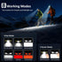 LHKNL Rechargeable Headlamp, 2-Pack Super Bright Motion Sensor Flashlight with 8 Modes for Camping and Fishing