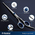 6 1 Dog Grooming Scissors Kit with Safety Round Tips, GLADOG Professional in Grooming Scissors for Dogs, Sharp