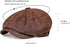 Linen Men's Newsboy Flat Cap, 8 Panel Ivy Cabbie Hat, Breathable Summer Gatsby Irish Fishing Hats