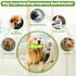 Dog Plush Squeak Toys with Crinkle Paper and Ropes, Interactive Toys for Small, Medium, Large Dogs