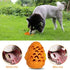 Dragon Egg Dog Chew Toys for Aggressive Chewers, Indestructible Tough Toys for Medium Large Dogs (Orange)