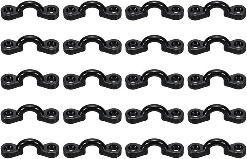 PATIKIL Kayak Pad Eye, 30 Pack Nylon Deck Loops for Boats and Canoes
