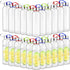 Zubebe 24 Pcs Water Bottles Bulk, 17 oz Reusable Acrylic Bottles with Stainless Steel Leak Proof Lids