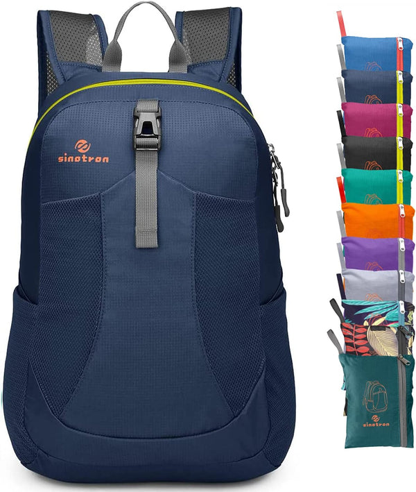 sinotron 22L Lightweight Packable Hiking Backpack, Small Day Pack for Women Men Travel Camping