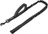 OneTigris Tactical Dog Training Bungee Leash with Control Handle, Quick Release Nylon Leads Rope, Black