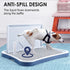BESTMAN MARINE Pee Pad Holder,Dog Potty Tray with Splash Guard,Indoor Potty for Small Dogs, Waterproof and Easy