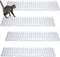 Nuanchu 12 Pieces Cat Repellent Outdoor Mat, Spiked Deterrent Pet Mat for Outdoor Garden Window Sofa