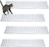 Nuanchu 12 Pieces Cat Repellent Outdoor Mat, Spiked Deterrent Pet Mat for Outdoor Garden Window Sofa