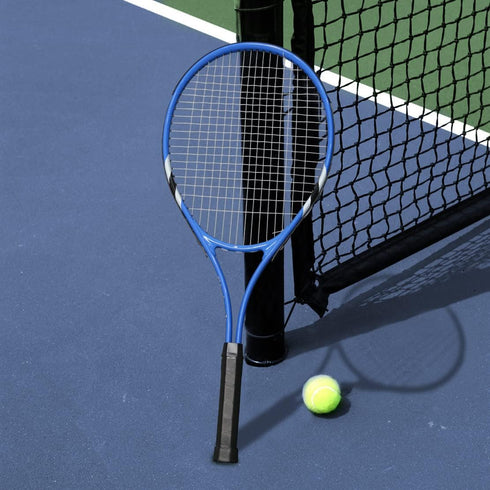 Tennis Rackets Set for 2 Players Recreational, Pre-Strung 27 Inch Light Adult Set with Tennis Balls