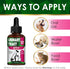 Cat Urinary Tract Infection Treatment with Cranberry, Dog UTI Care for Bladder, 2 Oz Drops for Renal Health