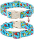 Summer Summer Dog Collar, Colorful Icecream Cotton Dog Collar with Quick Release, Collars for Small Medium Large Boys