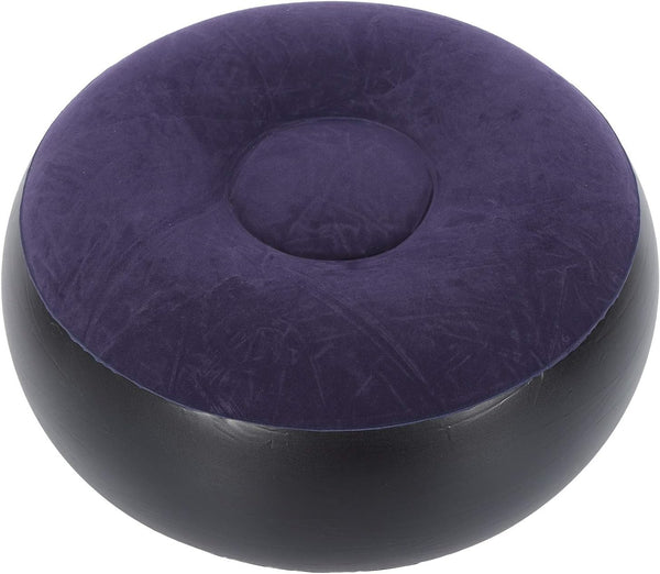 BHDD Foldable Inflatable Stool, Portable Round Air Chair Outdoor Camping Chair Footrest Cushion,