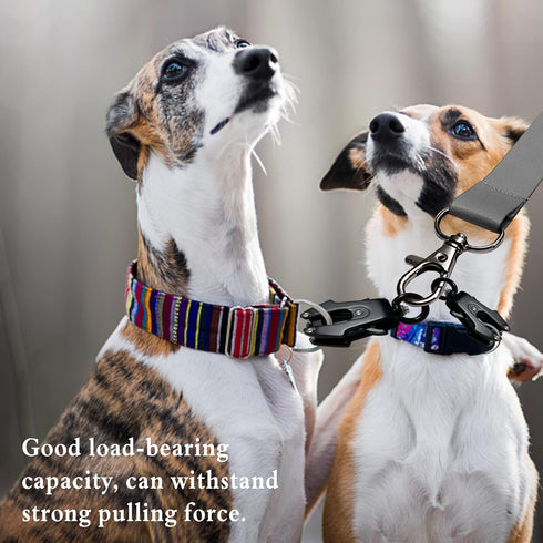 2 Pcs Frog Clip Dog Leash Clasp, Heavy Duty 360 Degree Swivel Clip Quick Release and Locking Buckle for Pet Collar