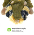 SHARLOVY Dog Squeaky Toy No Stuffing 6 Pack, Durable Chew Plush Cute Animals for Small Puppy Teething Pet