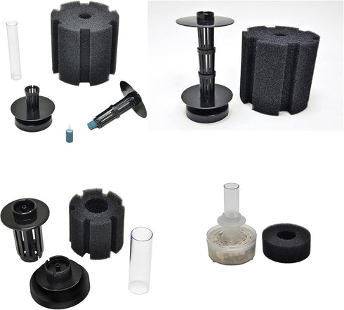 Internal Sponge Filter for Aquariums by Aquatop, for up to 10 Gallon Tanks, CAF-10