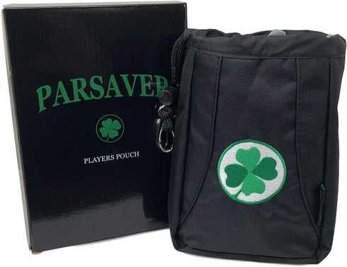 Players Clover Valuables Pouch - Golf Accessories Bag to Safely Store Jewelry and Phone, Lucky Chip Pouch