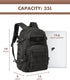 Tactical Laptop Backpack for Men, Black Military Bag