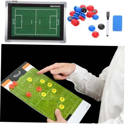BESPORTBLE Versatile Soccer Training Board Magnetic Clipboard for Football Dry Erase Board for Game Planning