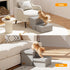 2-Step 11" 150lbs, Wide Dog Stairs with Storage H, Non-Slip Sturdy Pet Steps for Couch Chair, Dog Steps