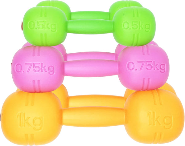 Kids Dumbbells Set - Adjustable Sand or Water Filled Dumbbells for Fun & Fitness, Toddler Weight Set