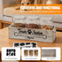 3 Countertop Dog Food Storage Container Pet Treat Organizers with Jars Dog Stuff Dog Treat Container for Farmhouse