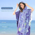 LSDRALOBBEB Swimming 811(Color:D) Beach Towels Sports Towel Changing Robe Hooded Poncho Towel for Beach Bath Surf Quick