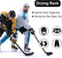 Hockey Drying Rack, Portable Sports Gear Organizer with 5 Hooks, Ideal for Ice Goalie Hockey Gifts