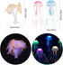 Cayway 6 Pack Aquarium Fish Tank Glowing Simulation Coral Plant Ornaments, Glowing Silicone Mushroom Lotus