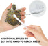 Turtle Brush with Suction Cup, Three High Suction Power Suction Cup Turtle Shell Cleaning Brush, Aquatic Turtle Tank