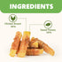 MON2SUN 25 oz Chicken Wrapped Sweet Potato Dog Treats for All Breeds, Rawhide-Free Soft Chews for Training, No